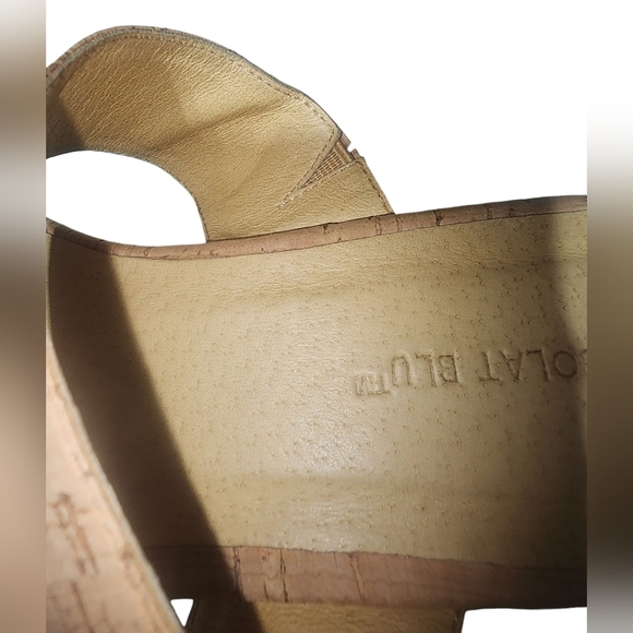 Chocolat Blu Yael Cork Wedge, Womens 8.5 - Picture 12 of 12